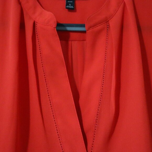 Banana Republic | Orange Blouse, Size S (petite) - Picture 4 of 10